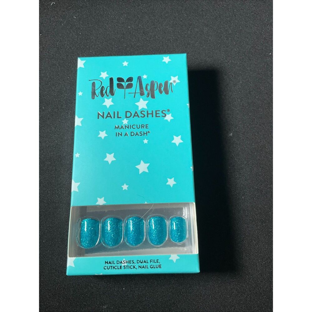 Red Aspen Nail Dashes - Loping with Lona Blue - Manicure set - NIB